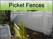 pvc picket fence